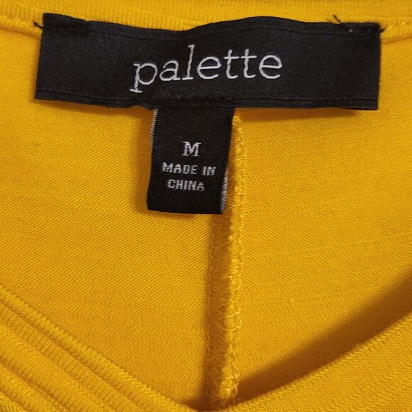 palette cap sleeve top- womens medium - Picture 6 of 8